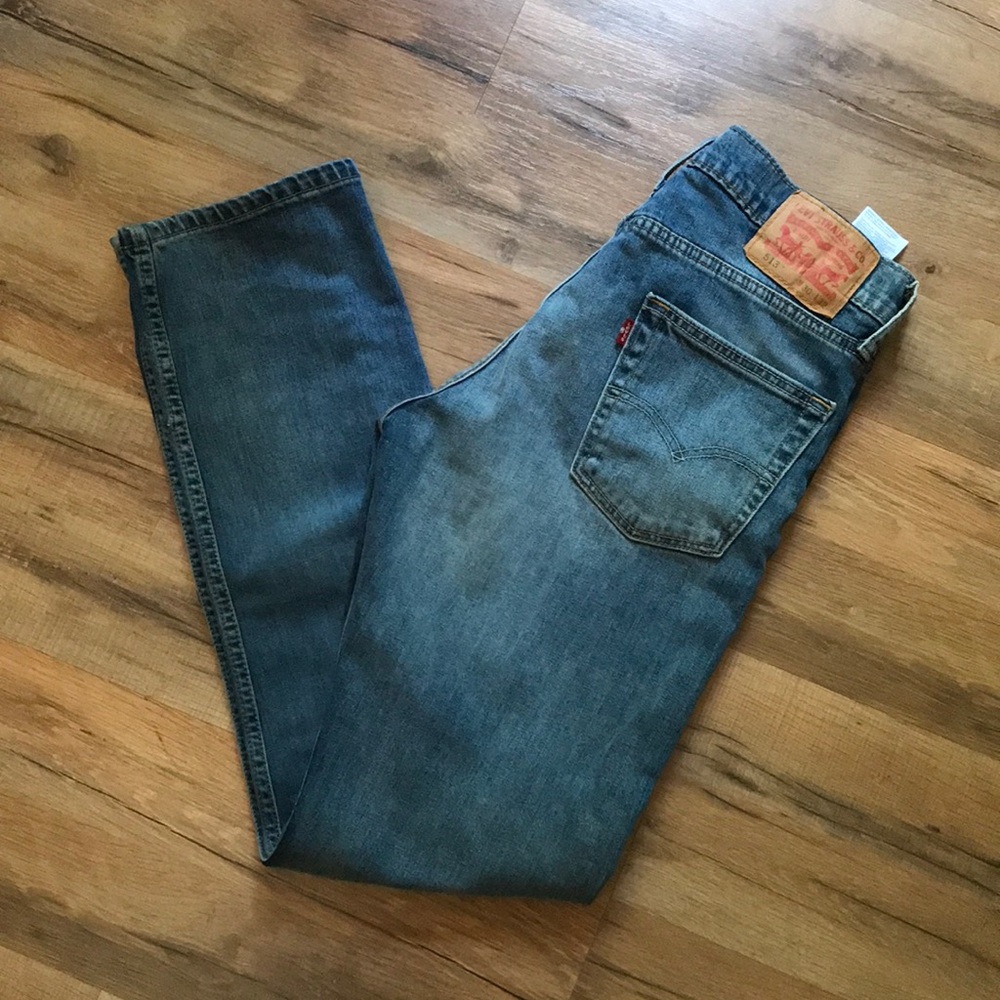 Levi’s 513 straight Jean super soft worn in true denim cotton - Picture 1 of 6